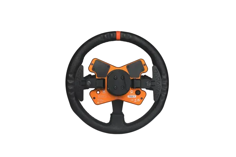 Simucube Tahko Round-23 Wheel Orange and Black Edition - Simucube - Sim Race Webshop product image 3