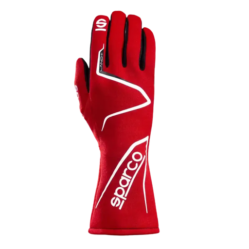 SPARCO LAND PLUS GLOVES - Red / 8 - Racing Gloves