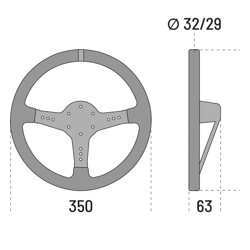 Sparco Piuma L777 Steering Wheel — 