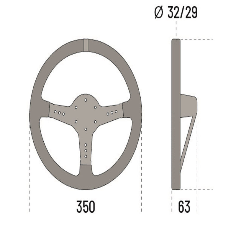 Sparco Piuma L777 Steering Wheel — 