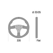 Sparco R330 / R330B Steering Wheel — 