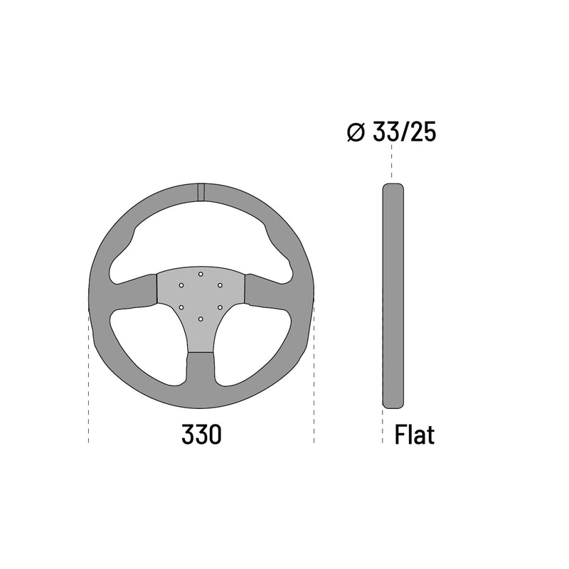 Sparco R330 / R330B Steering Wheel — 