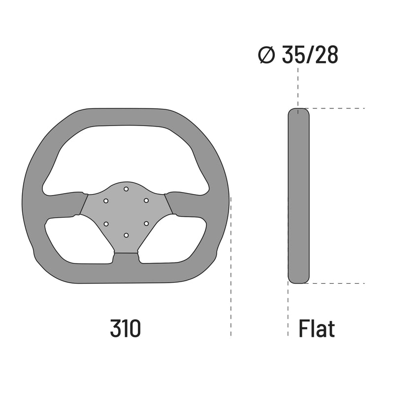 Sparco P310 Steering Wheel — 