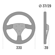 Sparco R383 Steering Wheel — 