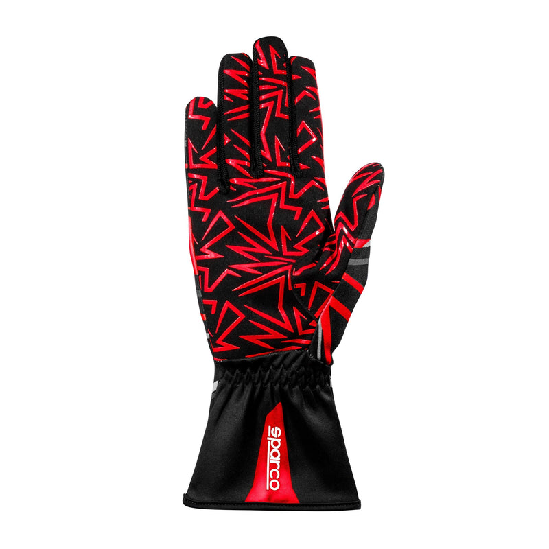 Sparco K-Rookie Karting Gloves — Black/Red