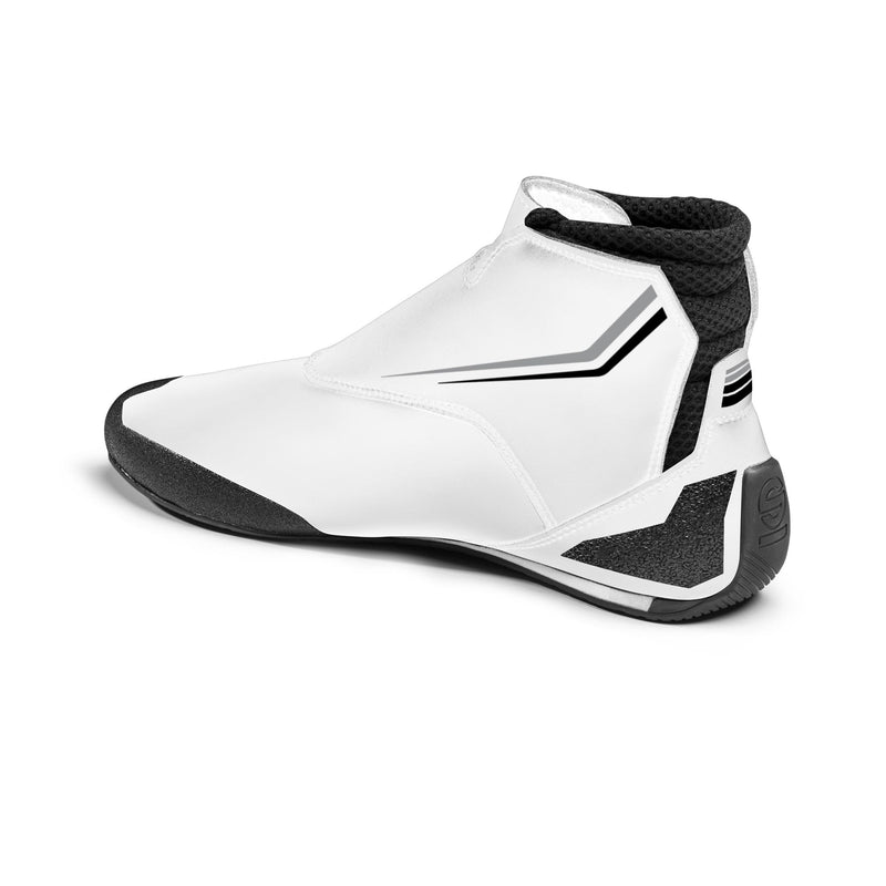 Sparco K-Prime Kart Shoes — White/Black