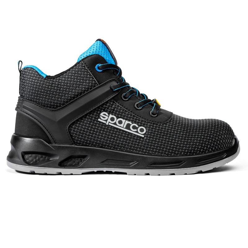 Sparco Horizon Tek-H Rialto Safety Shoes S3S ESD Unisex Black — Black/Sky Blue