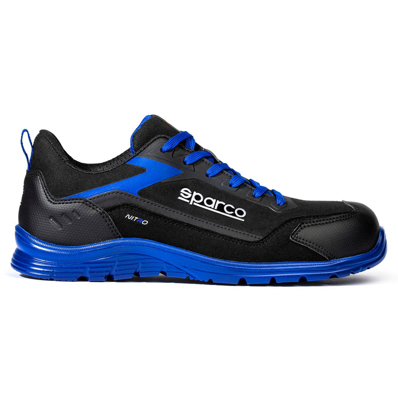Sparco Safety Shoes S3S Nitro Sami Unisex Black/Blue — Black/Light Blue