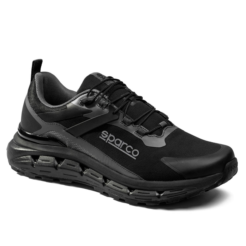 Sparco S-Pike Sisteron Occupational Shoes O2 ESD Unisex Black — Black/Dark Grey