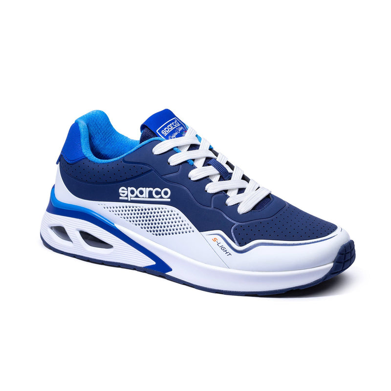 Sparco S-Light Sneakers - White — Blue/White