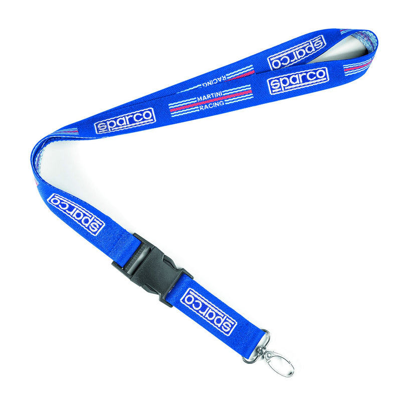 Sparco Martini Racing Lanyard Set 10 Pieces - Blue — 