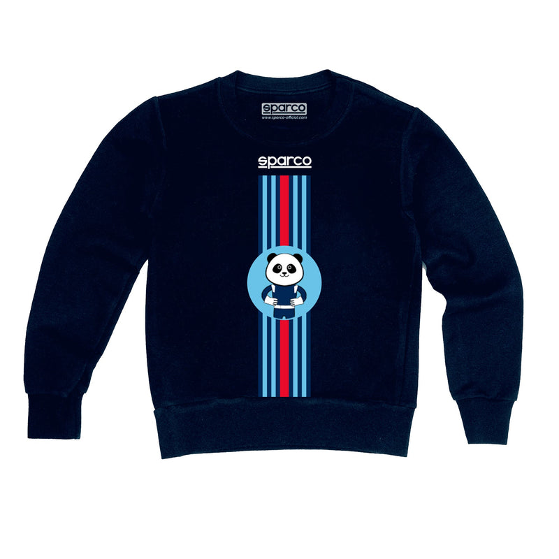 Sparco Kids Sweatshirt Stripes Design Sweater - Navy — Navy blue