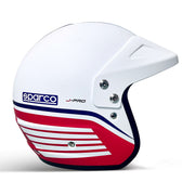 Sparco J-Pro ECE 22.06 Helmet - Gulf and Martini Racing — White