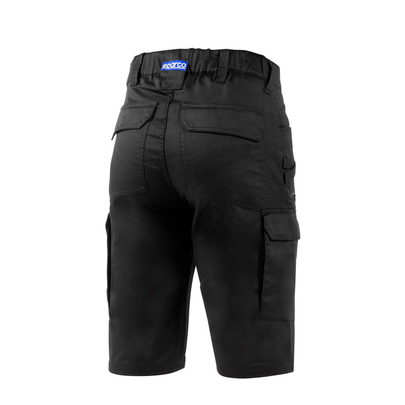 Sparco Hawaii Cargo Work Shorts — Black/Dark Grey