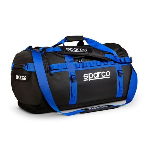 Sparco Dakar-L Duffel Bag - Black/Blue — Black/Light Blue