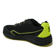 Sparco Safety Shoes S1PS Teamwork Luton ESD Sneaker Unisex Black/Fluorescent Green — Black/Yellow fluo