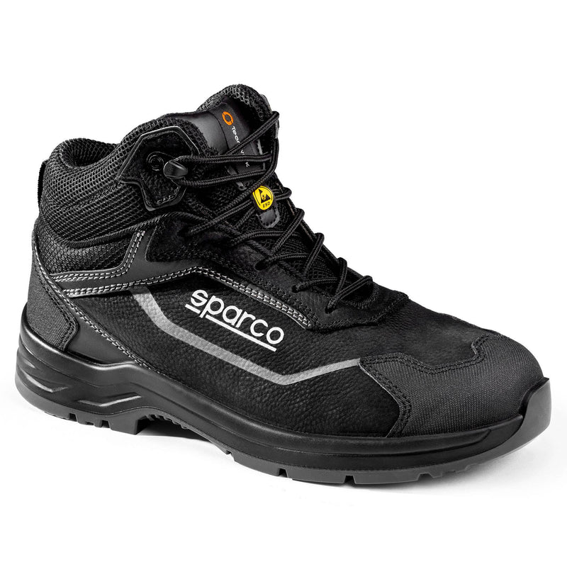 Sparco Safety Shoes S3S Indy-H Oscar ESD Unisex Black — Black