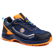 Sparco Gulf Indy Meteor Safety Shoes S1PS ESD Unisex Navy — Marine blue/Fluorescent orange