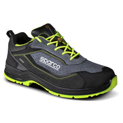 Sparco Safety Shoes S1P Indy Texas ESD Unisex Grey — Dark grey/Fluorescent yellow