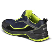 Sparco Safety Shoes S3 Indy Baltimora ESD Unisex Navy/Fluorescent Yellow — Marine Blue/Fluorescent Yellow