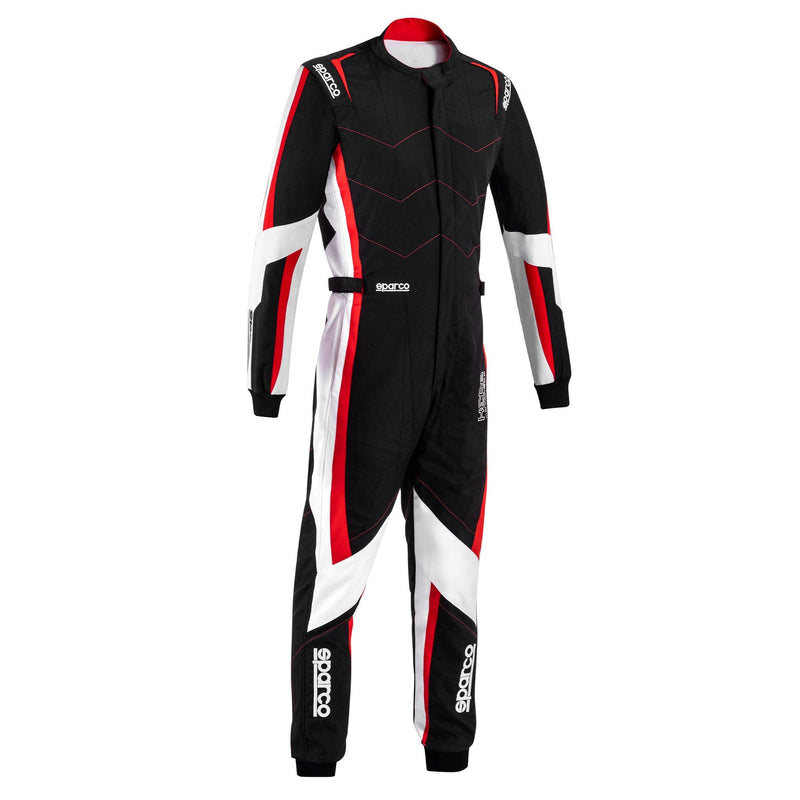 Sparco Kerb Advanced Karting Suit — Black/Red