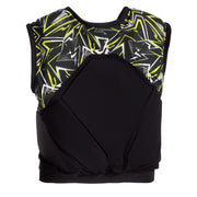 Sparco SJ Pro K-3 Karting Rib Protection Vest — Black/Fluo yellow