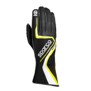 SPARCO RECORD FOR KARTING - Black / Yellow / 7 - Karting Gloves