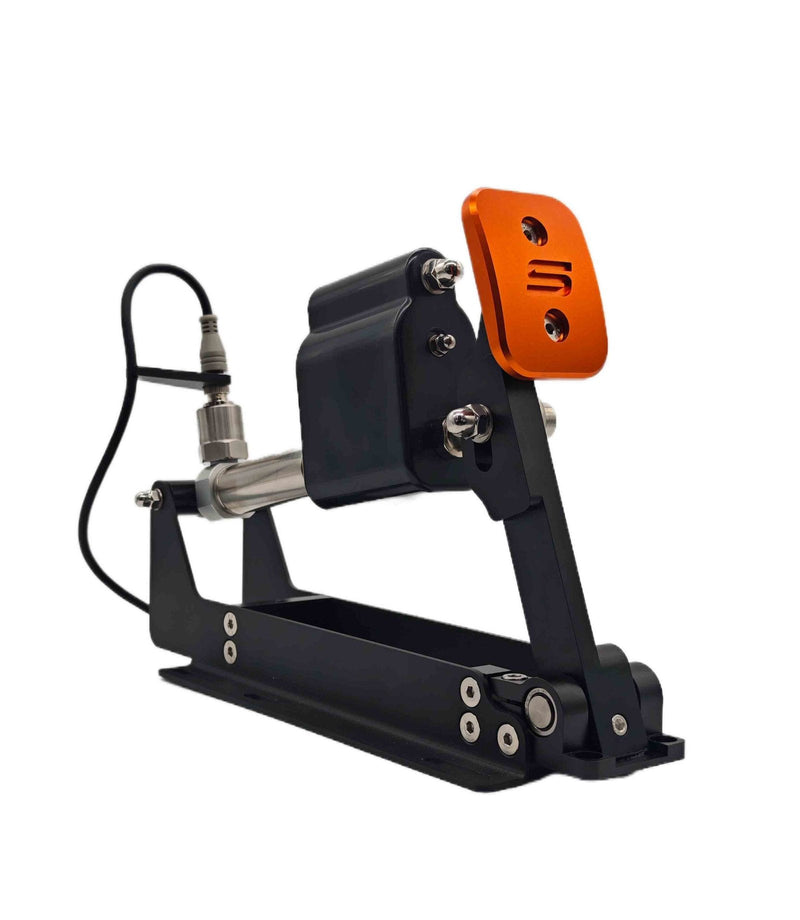 SRP GT-S 3P Black Edition pneumatic sim racing pedals – product view 3