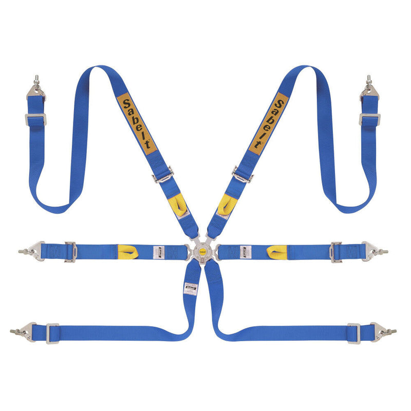 Sabelt Steel Rally 2x2 6-Point Harness