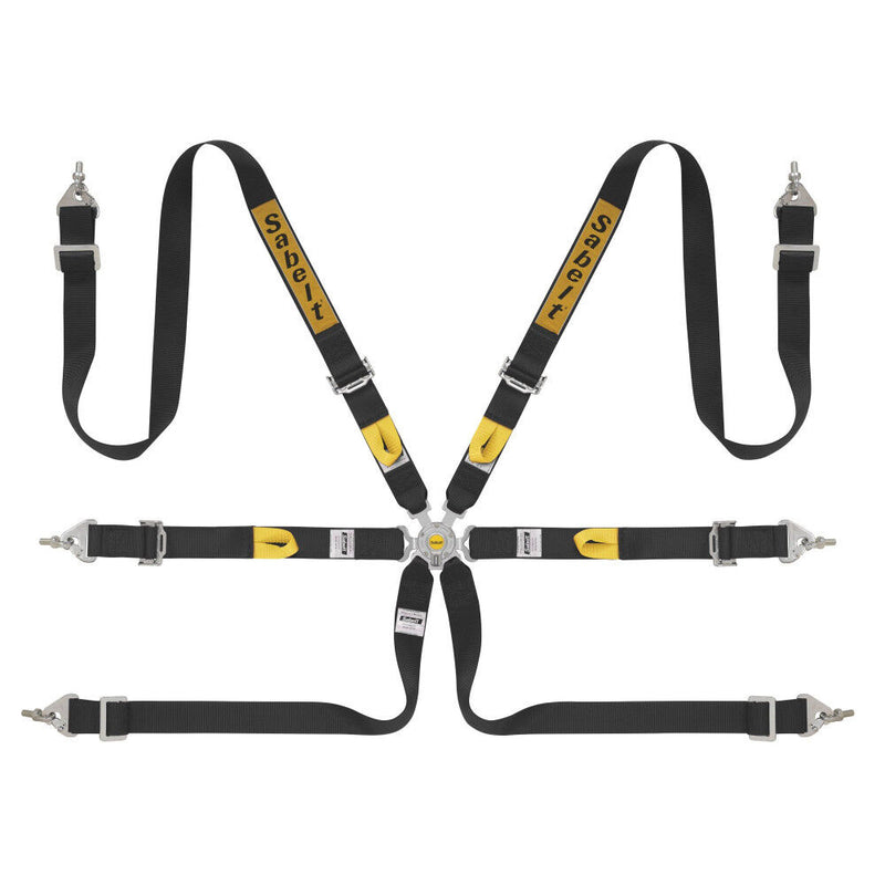 Sabelt Steel Rally 2x2 6-Point Harness