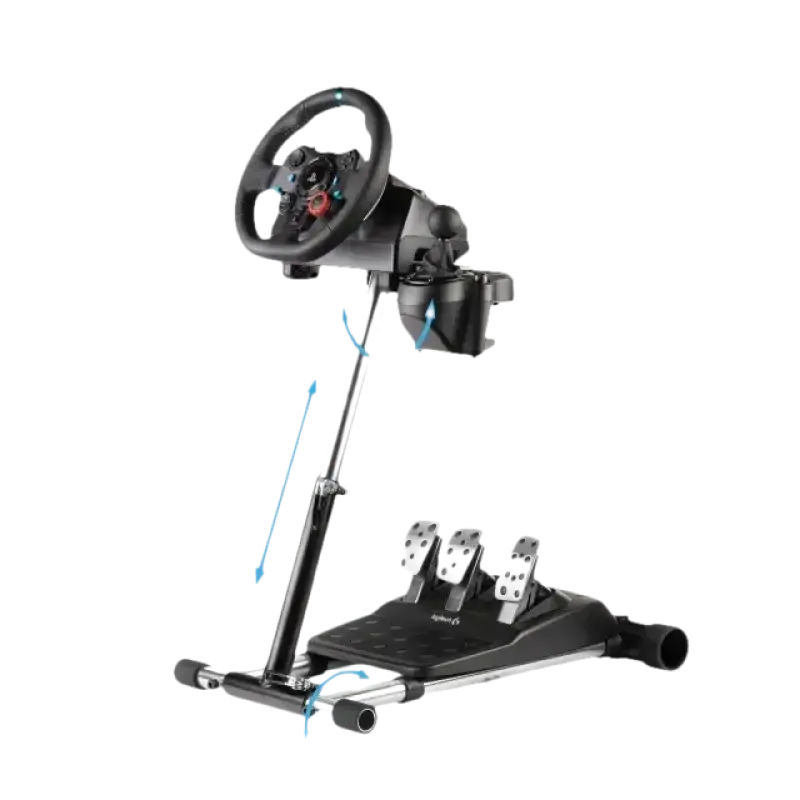 Wheel Stand Pro for Logitech G923/G29/G920/G27/G25 – Deluxe V2 - Sim Race Webshop B.V.
